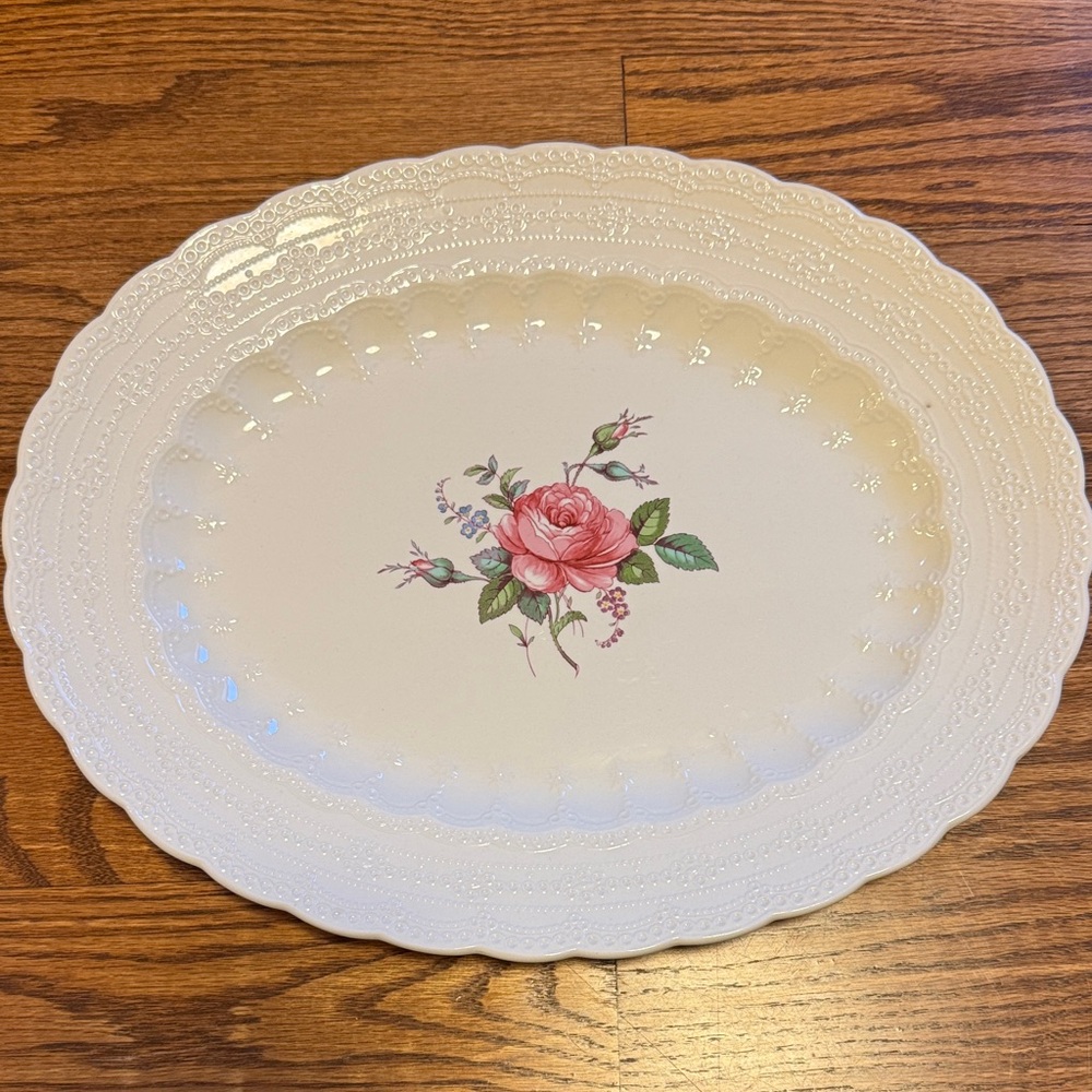 Spode's Jewel BILLINGSLEY ROSE 15" oval platter
